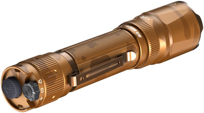 Fenix Tk R Ue Gray Tactical Rechargeable Led Flashlight Desert Camo