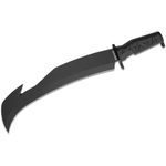 Maserin 999 Diabolik Throwing Knife Fixed 6.3 Stainless Mirror Polish  Unsharpened Spear Point Blade, Black TPE Handle, Nylon Sheath - KnifeCenter