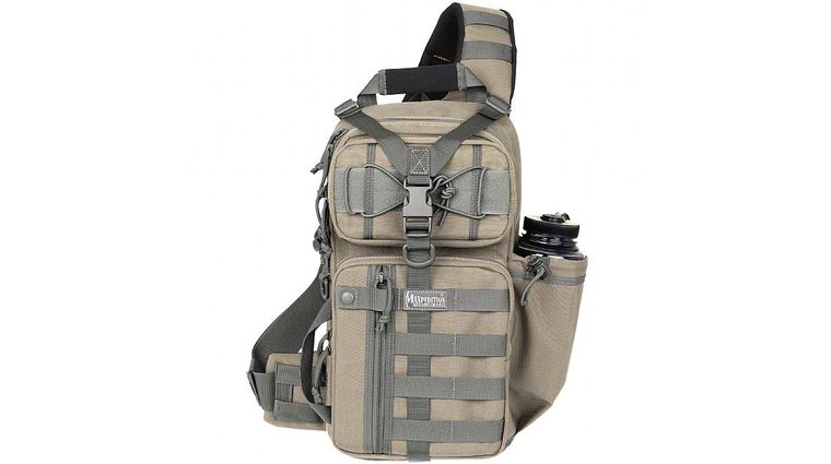 Maxpedition 0467KF Sitka S-type Gearslinger, Khaki-Foliage