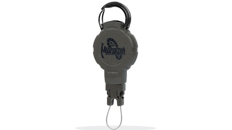 Maxpedition RM1G Tactical Gear Retractor, Medium, Snap Ring, Green -  KnifeCenter - Discontinued