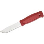 Morakniv Kansbol Utility Fixed Blade Knife 4.3 inch Swedish Stainless Steel Satin Drop Point Blade, Dala Red TPE Handle, Dala Red Polymer Sheath