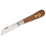 OTTER-Messer Anchor Folding Knife 3.13 Carbon Steel Blade Smoked