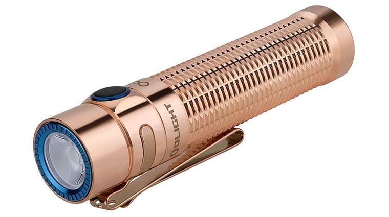 Olight M2R Cu Warrior Copper 1500 lumen Tactical LED Flashlight w/ Battery