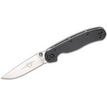 Ontario RAT Model 2 Folding Knife 3.0 inch Satin Plain Blade, Black Nylon Handles