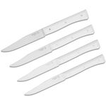 Opinel 4-Piece Essentials Small Kitchen Knives Set, Primarosa Multi-Color  Hornbeam Handles - KnifeCenter - 001736 - Discontinued