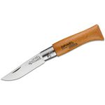 Opinel No. 102 Carbon Steel Paring Knife 2pc w/ Beech Wood Handle