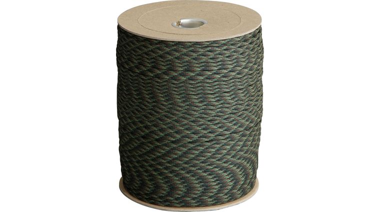 Atwood Rope 550 Paracord, Woodland Camo, 1000 Foot Spool - KnifeCenter -  RG005S