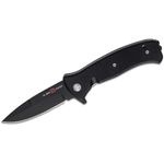 Al Mar SERE 2020 Night 3.6" Titanium Blade G10 Handle Folding Knife Black