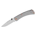 Buck 110BKSLT Folding Hunter LT, 3.75 420HC Plain Blade, Black Nylon Handle