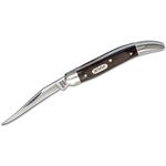 Buck 385 Toothpick Pocket Knife One Blade Woodgrain Handle 3 inch Closed