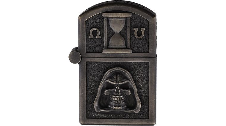 Bastinelli Creations/2 Saints Tactical Custom Bronze Mini Bic Lighter Case  - KnifeCenter - BC-MXCASEBZ