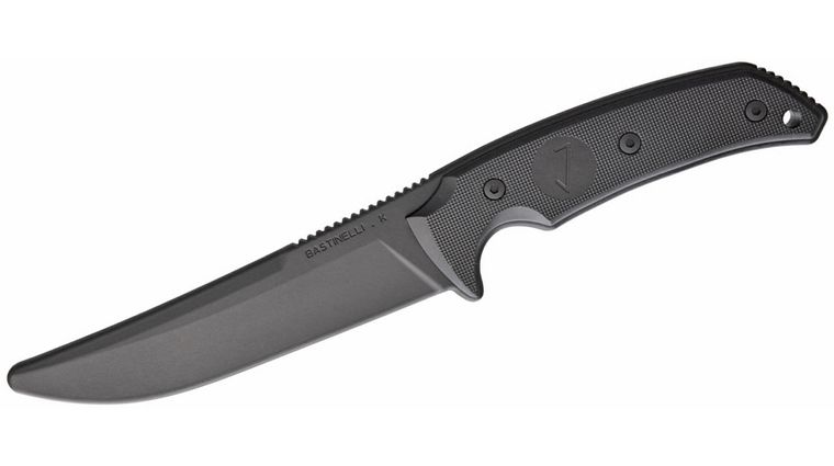 Bastinelli Creations PY Trainer Fixed Blade Knife, FRN Unsharpened ...