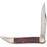 Bear & Son 2193R Large Toothpick Folding Knife 3.625 inch 440 Plain Blade, Rosewood Handles