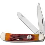 Bear & Son Red Bone Large Trapper 4-1/8 inch Closed