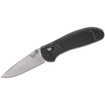 Benchmade Mini Griptilian 556SBK-S30V @ SRKT Black Partially Serrated CPM  S30V Drop Point Blade Black GFN Handle AXIS Manual Tactical