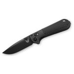 Benchmade Redoubt AXIS Part Serrate 430SBK @ SRKT Cobalt Black/Gray  Cerakote Coated CPM D2 Partially Serrated Drop Point Combo Blade Gray and  Green Grivory Handle Scales Manual Dual Thumb Stud Folding Pocket