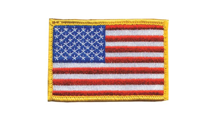 Blackhawk American Flag Patch with Velcro, Red/White/Blue