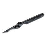 Boker Plus Jim Wagner Urban Survival Pen Knife 1.63 inch Black Blade, Black Aluminum Handles