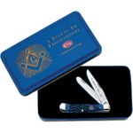 Case Masonic Trapper Gift Set 4-1/8 inch Closed (6254 SS Trapper Masonic Set)