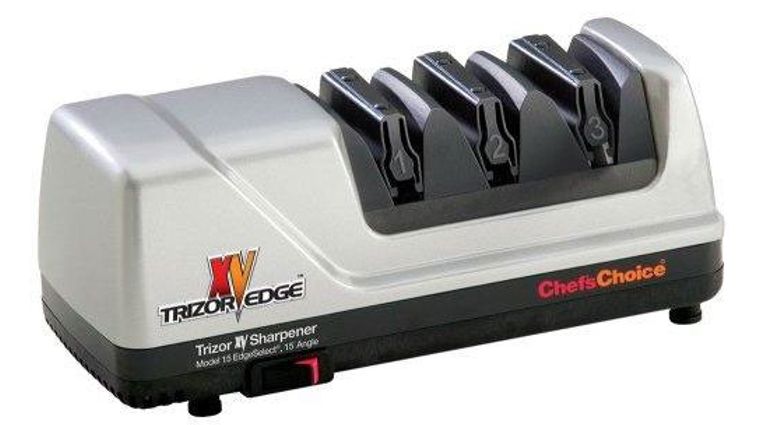  Chef'sChoice 15 Trizor XV EdgeSelect Professional Electric  Knife Sharpener for Straight and Serrated Knives & ProntoPro Diamond Hone  Manual Knife Sharpener Extremely Fast Sharpening, 3-Stage, Silver: Home &  Kitchen