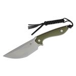 Benchmade SOCP Fixed Blade Knife (185SBK)- CPM-3V Cobalt Black Cerakote  Dagger Partially Serrated Blade, Black Peel Ply G-10 Handle