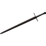 Cold Steel 88HNHM Man at Arms Hand-and-a-Half Sword 33.5 inch Blued Carbon Steel Blade, Leather Handle