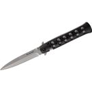 Cold Steel 26B4 Ti-Lite Flipper Knife 4 inch S35VN Plain Blade, Black Aluminum Handles