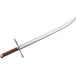Cold Steel Kriegsmesser Sword 44.5 inch Overall, 1561 Carbon Steel Blade, Rosewood Handle