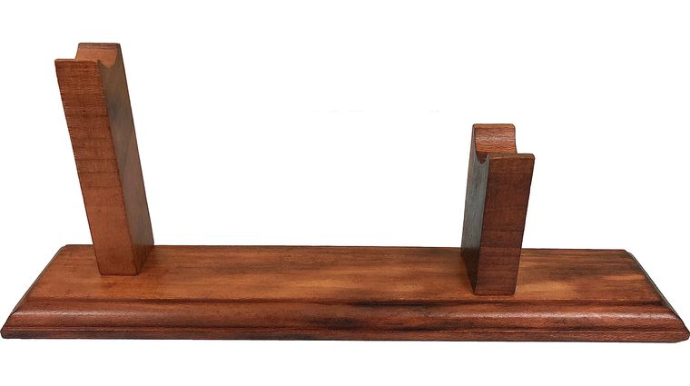 Western Pistol Wooden Display Stand for Fast Draw and Long Barrel ...