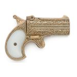 Buy Denix Italian Triple Barrel Flintlock Pistol, Brass - Non-Firing  Replica Online at desertcartSeychelles