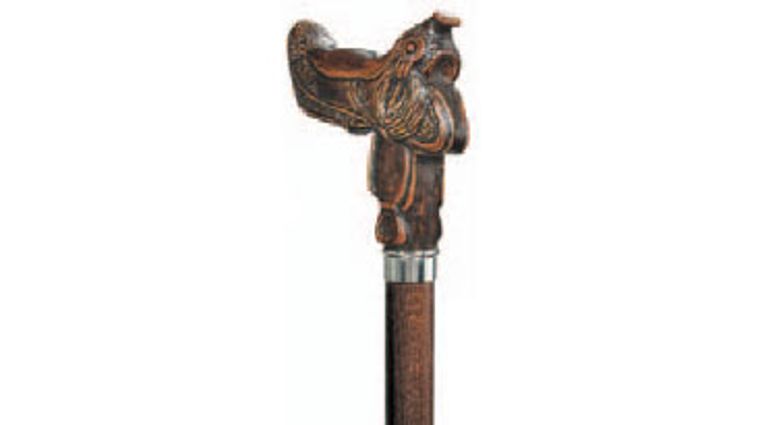 Concord Cowboy by Choice Saddle 36 inch Walking Stick