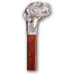 Concord Silver Plated Lab 36 inch Walking Stick