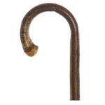 Concord Sierra Chestnut Crook 36 inch Italian Walking Stick