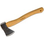 Condor Tool & Knife CTK4070C15 Greenland Hatchet 5.87 inch Carbon Steel Head, American Hickory Handle, Welted Leather Sheath