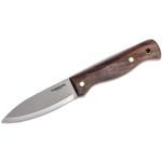 Condor Tool & Knife CTK232-4.3HC Bushlore Camp Knife 4-5/16 inch Carbon Steel Satin Blade, Hardwood Handle, Leather Sheath