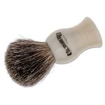 Colonel Conk #1000 Standard Pure Badger Shave Brush, Faux Ivory Handle