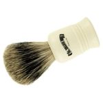 Colonel Conk #1016 Best Badger Shave Brush, Cream Handle