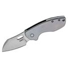 Columbia River CRKT 5311 Jesper Voxnaes Pilar Folding Knife 2.402 inch Satin Plain Blade, Stainless Steel Handles