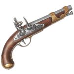 Buy Denix Italian Triple Barrel Flintlock Pistol, Brass - Non-Firing  Replica Online at desertcartSeychelles