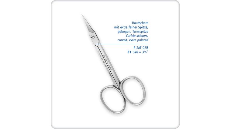 Premax Ringlock Cuticle Scissors Curved