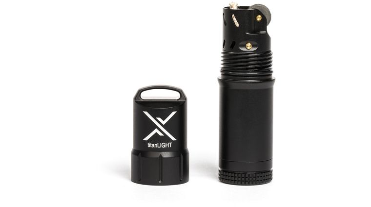 Exotac 5500 titanLIGHT Refillable Lighter, Waterproof, Black