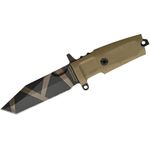 Extrema Ratio Fulcrum Combat Knife 6.73 Black N690 Tanto Combo Blade,  Forprene Handles, INPAX Sheath - KnifeCenter - EX082