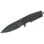 Extrema Ratio Shrapnel OG Combat Knife 3.62 inch Black N690 Plain Blade, Forprene Handles