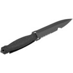 Extrema Ratio Ultramarine Dive Knife 5.90 inch  Black N690 Double Edge Blade, Line Cutter, Nylon Handle