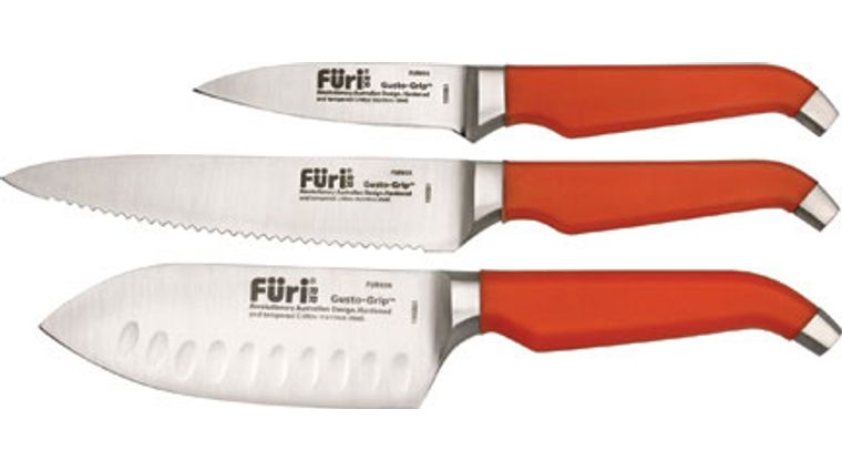 NEW RACHAEL RAY Basics Knife Set with Carrying Case 5 Knives Furi