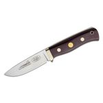 Fallkniven S1z Forest Knife 5.1 VG10 Satin Blade, Black Thermorun Handle  and Zytel Sheath - KnifeCenter