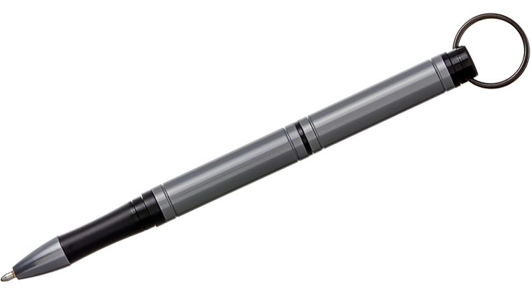 Fisher Space Pen Backpacker Gray Anodized Aluminum Pen - Blade HQ