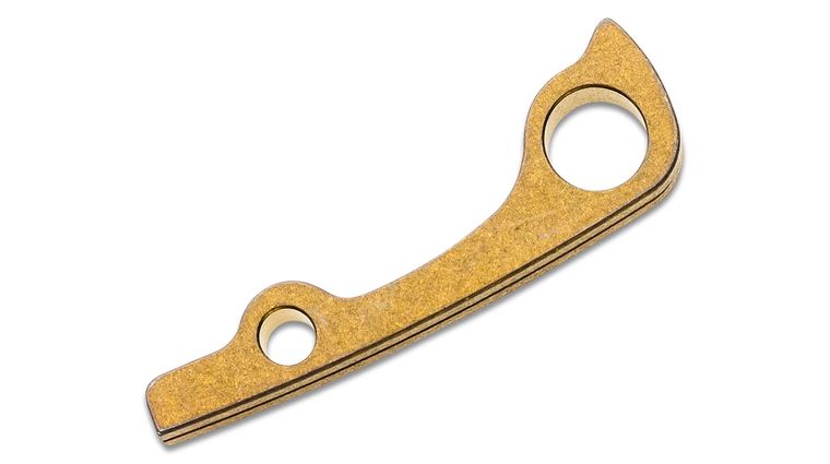 Flytanium Titanium Backspacer for Spyderco Paramilitary 2, Bronze ...