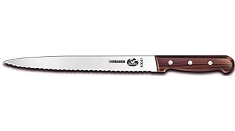 Victorinox Forschner 10 inch Honing Steel, Regular Cut, Dark Wood (Old Sku  40083)