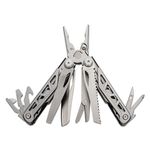 Fox BlackFox BF-204 Resilience Multi-Tool, 4.17 Closed, Black Stainless  Steel, Nylon Pouch - KnifeCenter - 09FX121